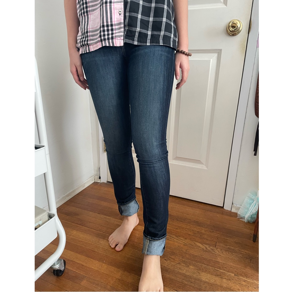 Paige Premium Denim Vintage Skyline Straight Leg Blue Jeans Women’s Size 26